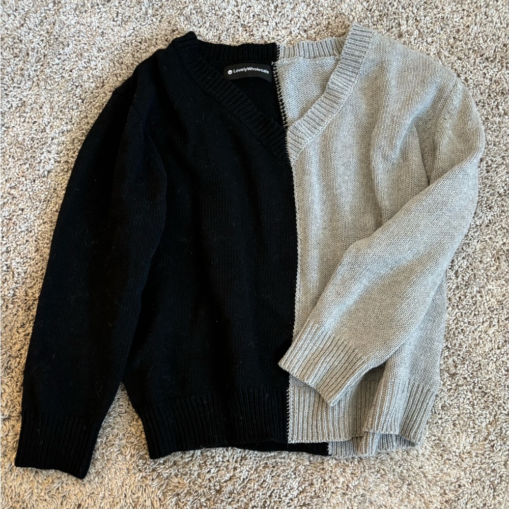 Black/Grey sweater